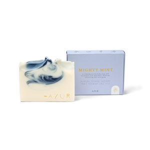 Prírodné telové mydlo Mighty Mint | Mäta & eukalyptus | 100 g